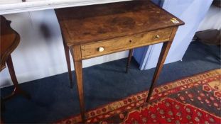A 19th century single drawer side table