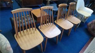 Four kitchen chairs