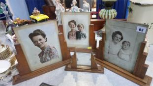 Four decorative picture frames