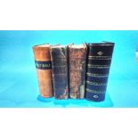 A Genevea Bible and three others.(4)