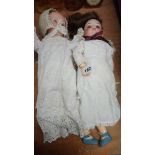 A Simon and Halbig 1000.5 doll and an Armand Marseille doll, 390