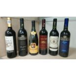 Six bottles of Rioja