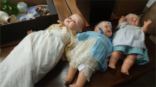 Three dolls; 201-1 Germany, 60cm height, BND 500 and one other (3)
