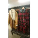 A Tartan cape and another coat (2)