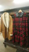 A Tartan cape and another coat (2)