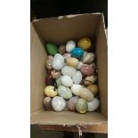 Box of onyx marble eggs