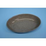 A Chinese Ji Type oval dish, with incised decoration. 15cm wide