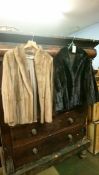 Two mink coats
