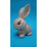 A large Sylvac beige rabbit, 25cm height