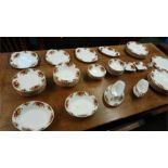A large quantity of Royal Albert Old Country Rose dinner wares