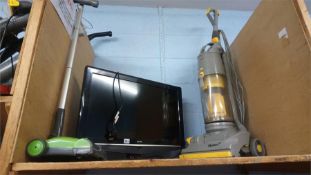 A Dyson, a TV and one other vacuum cleaner