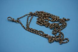 A 9ct gold long chain, weight 24.6 grams