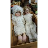 Two dolls; Ernst Heubach doll and Schoenau and Hoffmeister doll 1923, Sp 53/4 (2)