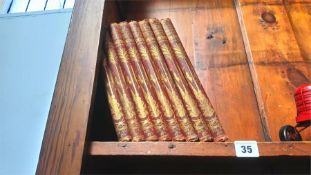 Eight volumes "History of the British Empire, India and The East"