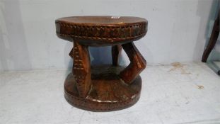 A tribal stool