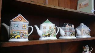 Four Ringtons novelty tea pots