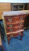 Small reproduction chest of drawers