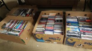 Quantity of CDs and DVDs