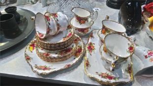 Royal Albert Old Country Roses tea set