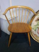 Ercol spindle back tab chair