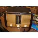 Radiogram, Bakelite radio, modern radio etc.