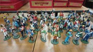 Fifty Del Prado Napoleonic soldiers