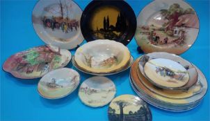 A large collection of various pieces of Royal Doulton Series Ware