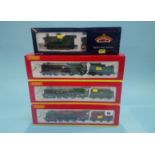 Four boxed various '0' gauge locomotives