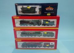 Four boxed various '0' gauge locomotives