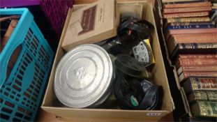 Box of Cine films, 8mm films etc.