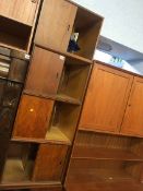 Seven record cabinets