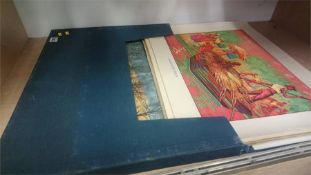 Folder of coloured prints