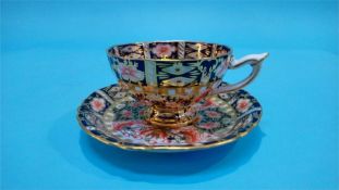 A Royal Crown Derby Imari cup and saucer, numbered 9264