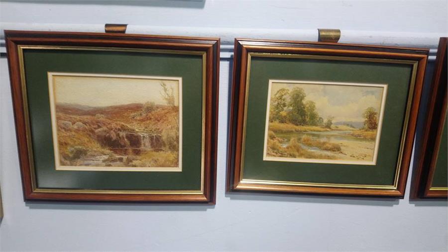 Ralph Johnson (1896-1980), watercolour, signed, 'Landscapes' (6) - Image 3 of 4