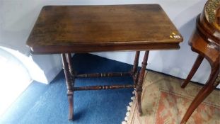 A Victorian side table, 84cm wide
