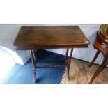 A Victorian side table, 84cm wide