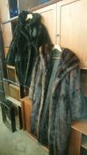 Two fur coats