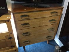A Lebus chest of drawers