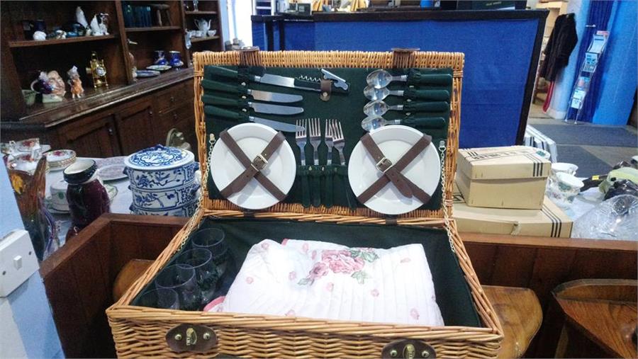 A picnic hamper