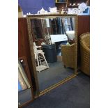 Large gilt framed mirror