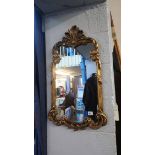 Gilt framed mirror