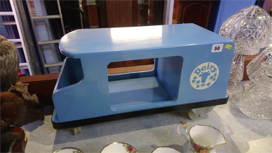 Prototype toy 'Dairy' milk float
