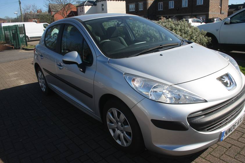 A Peugeot 2002, 207, 1360cc, petrol, no tax, not test, 16608 miles - Image 11 of 11