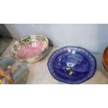Two Maling bowls and a New Hall bowl