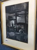 Margery May, watercolour, signed, 'Warncliffe Silkston Pit near Sheffield'