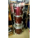 A Peavey drum kit