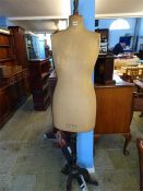 A Tailor's dummy, marked Levine, London-Paris