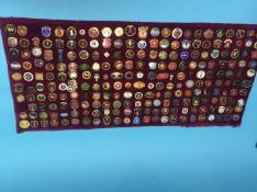 A collection of mining badges