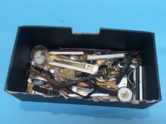 Various wristwatches, watch movements etc.