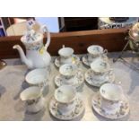 A Royal Albert 'Brigadoon' coffee service